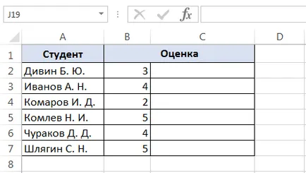 Array állandók az Excel