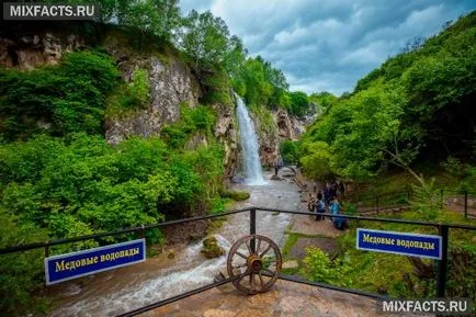 Miere Cascade Kislovodsk a ajuns cu mașina