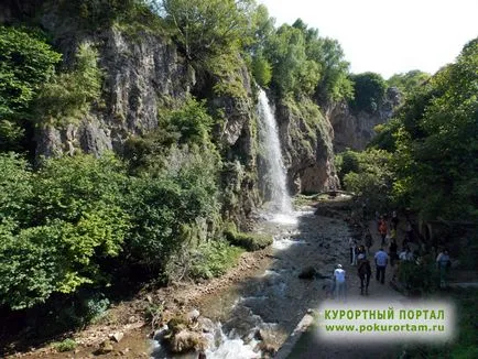 Méz Vízesések, Kislovodsk, Karachay-Cserkesz, megközelítés, fotók, cím, hivatalos honlapján -