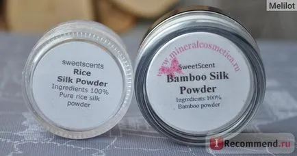 Минерална прах sweetscents на младите филизи на ориз ориз коприна прах - «100% растителен - ра прах