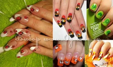 Модни Nails и рисунки върху ноктите пролет лято 2013