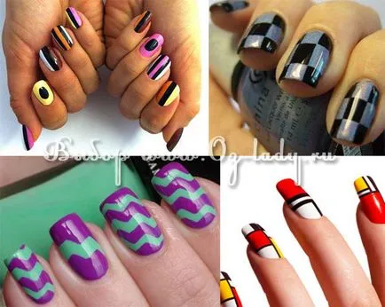 Модни Nails и рисунки върху ноктите пролет лято 2013