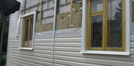 Montare siding cu un încălzitor pe mâini foto de instrucțiuni cu privire la modul video de a izola siding casa