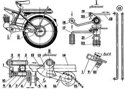 Moped în mâinile meșterului, Model constructii