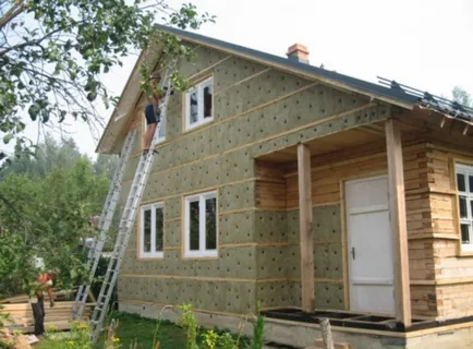 Montare siding cu un încălzitor pe mâini foto de instrucțiuni cu privire la modul video de a izola siding casa