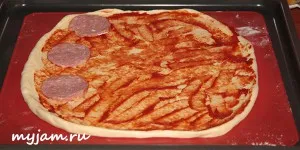 aluat moale și ascultător pizza