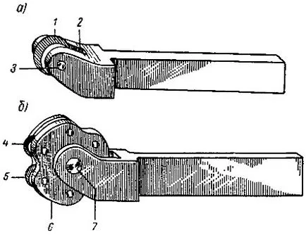 Suprafețele knurling canelate