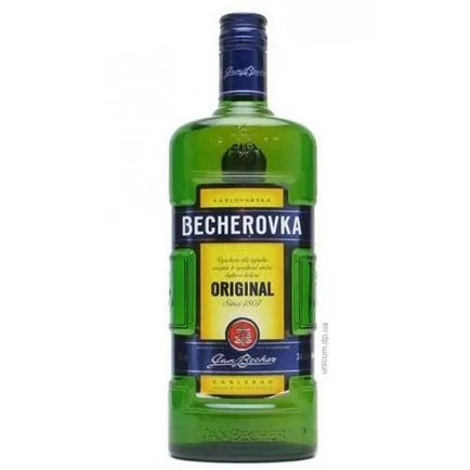 Тинктура от дух Becherovka - любимо място на туристите Чехия напитки