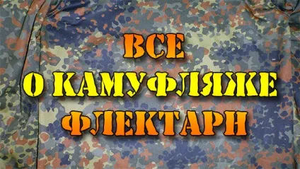 Все про камуфляжі флектарн 2017