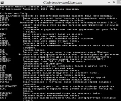 Вступна стаття по роботі в командному рядку windows (роботі) Вступна стаття по роботі в командному рядку windows