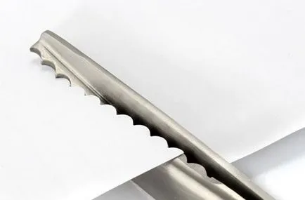 Зиг-заг ножици, как да се избират zakroynye назъбено ножици