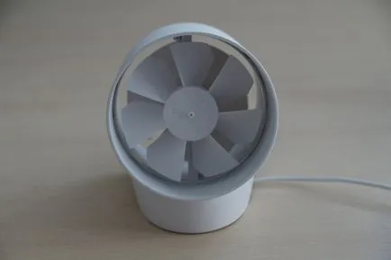 Privire de ansamblu tabel fan vh 104 usb ventilator, care este activat de o singură miscare a incheieturii