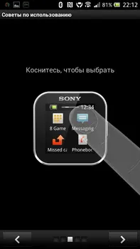 Áttekintés sony SmartWatch nem csak egy órát android