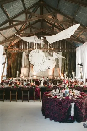 esküvői dekoráció egy steampunk stílusú - fotó ötletek