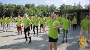 Szervezése a flash mob Moszkvában