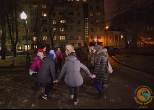 Szervezése a flash mob Moszkvában