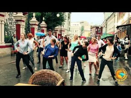 Szervezése a flash mob Moszkvában