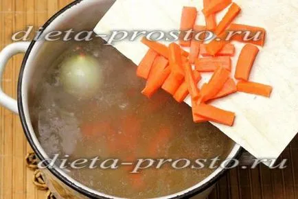 Zöldségleves borjúhús recept