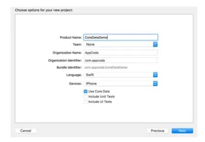 Working with core data (переклад)