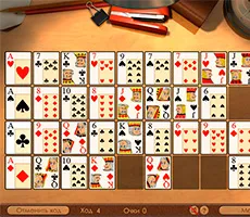 Solitaire játék, online játékok ingyen pasziánsz