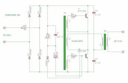 Elektronikus transzformátor megváltozása - május 1, 2015 - Studio diy