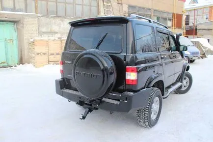 Предна броня за UAZ Patriot с ръцете си