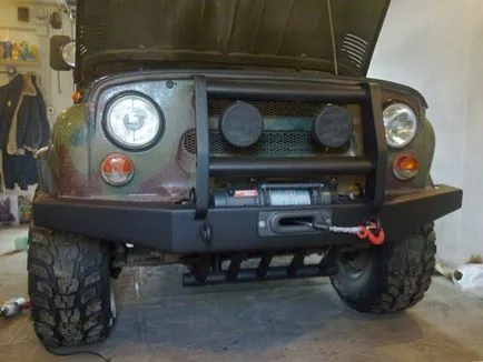 Az első lökhárító a UAZ-469 kezük rajz - YUGAGRO