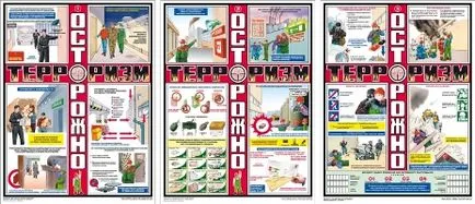 Plakátok és jelentése Munkabiztonsági és polgári védelmi Jekatyerinburg
