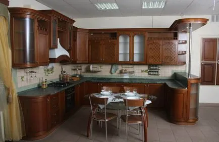 U-alakú konyha (50 kép), hogy hozzon létre az ablak tervezés kis konyha szoba a kezével,