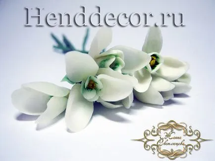 Ghioceii din lut polimer - un decor caleidoscop