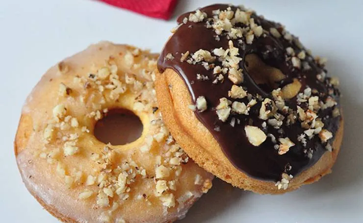 Donuts a sütőben - lépésről lépésre recept fotók