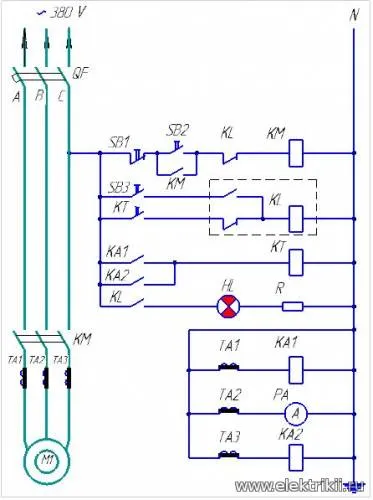 Utilizarea on-off switch în circuitele de comandă - Releu - Director - Referință elektrosluzhby