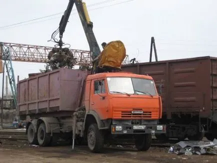 Приемът на желязо прием на скрап от черни метали, чугун скрап в Москва