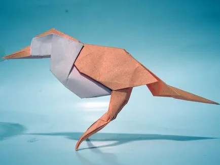 model simplu, planeta origami