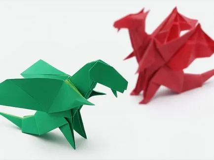 model simplu, planeta origami
