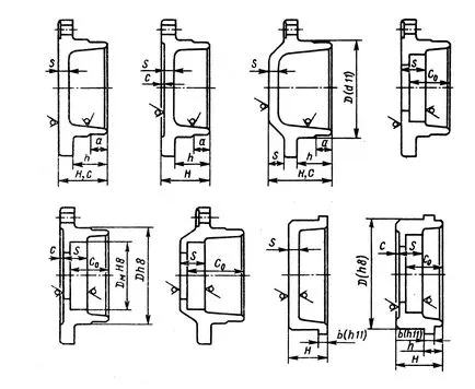 Работни чертежи чаши и капаци, носещи възли - studopediya