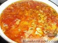 Recept egy finom tápláló borscht a hús