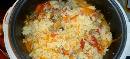 Pilaf recept sertés párolt rizs, bulgur és árpa