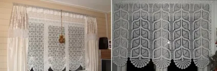 Фіранки гачком схеми в'язання штор, підхоплення, штори для кухні з описом, фото моделей, філейне (штор) Фіранки гачком схеми в'язання штор, підхоплення, штори для кухні з описом, фото моделей, філейне