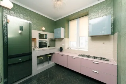 Зелені шпалери на кухні 55 стильних ідей і фото (зелені) Зелені шпалери на кухні 55 стильних ідей і фото