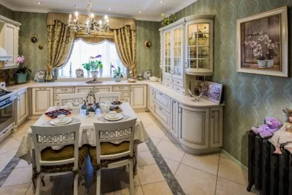 Зелені шпалери на кухні 55 стильних ідей і фото (кухні) Зелені шпалери на кухні 55 стильних ідей і фото