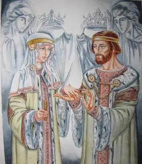 Ден България православна Валентин в православната църква - Петър и Fevronia ден