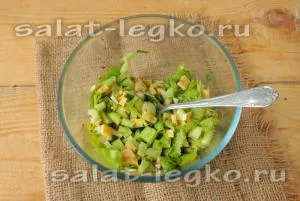 Uborkasaláta omlett - recept fotókkal