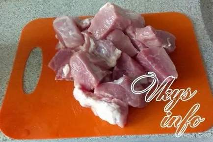 Frigarui de carne de porc in reteta iaurt cu o fotografie