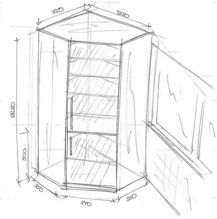 Closet на балкона с ръцете си, как да се направи - Снимки и видео