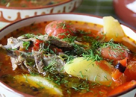 Shurpa Marhahús egyszerű recept egy népszerű étel