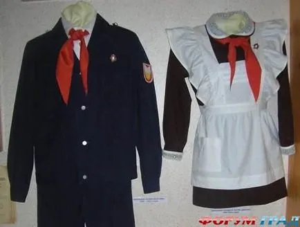 uniforme școlare în URSS (fotografii)