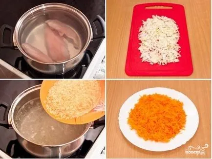 Сирене супа с ориз - стъпка по стъпка рецепта със снимки на