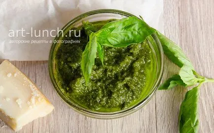 Pesto - lépésről lépésre recept fotók