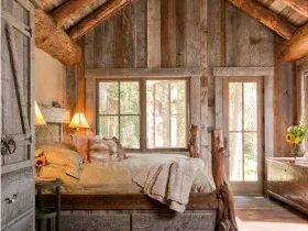 Dormitoare cu tavane inclinate design interior fotografie
